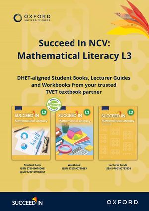 NCV L3 Maths Lit Flyer