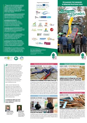 2026 Programme Rencontres Agri