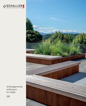 Aménagements extérieurs en métal Schaller