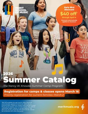 (Meta) Summer 2026 Course Catalog | Merit School of Music