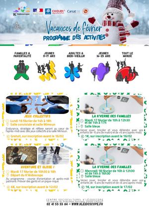 Calaméo - Programme Vacances Fevrier
