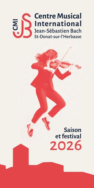 Programmation 2026 CMI J.-S. Bach - Saison & Festival de St-Donat