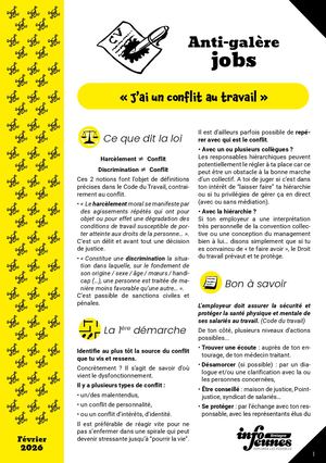 #JOBS : J'ai un conflit au travail