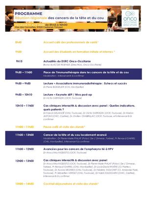 Préprogramme RR Orl 2026