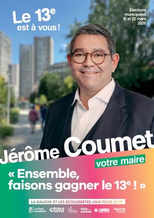 Programme Paris 13e - JÉRÔME COUMET 2026