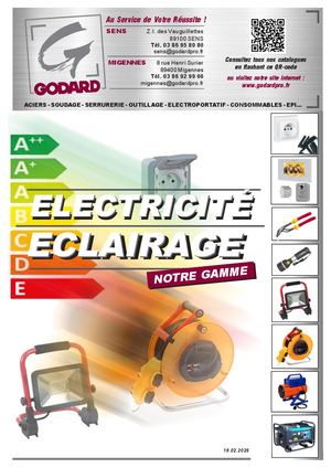 GODARD catalogue Electricité & Eclairage