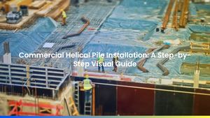 Commercial Helical Pile Installation: A Step-by-Step Visual Guide