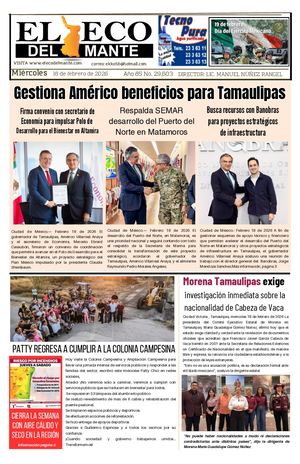 Jueves 19 de febrero de 2026