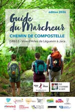 Guide du marcheur de Compostelle GR 653 Gers - 2026