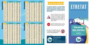 Étretat - Horaires des marées 2026