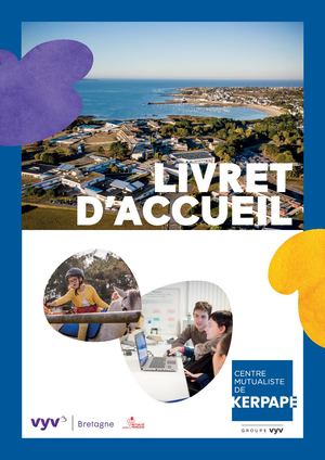 Livret d'Accueil Centre Kerpape 2026