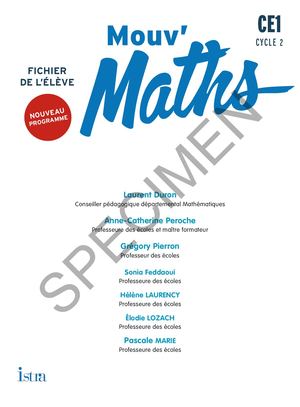 Mouv'Maths CE1 Fichier élève - Ed. 2026