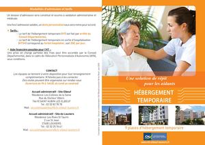 Plaquette Hébergement Temporaire 2025