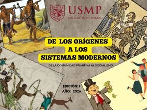 REVISTA: “La comunidad primitiva, el esclavismo, el feudalismo, el capitalismo y socialismo”