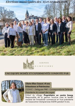 Présentation Liste Agir Pour Dampierre