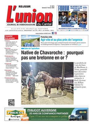 L'union Du Cantal N° 3870