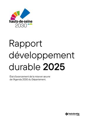 Rapport Développement Durable 2025