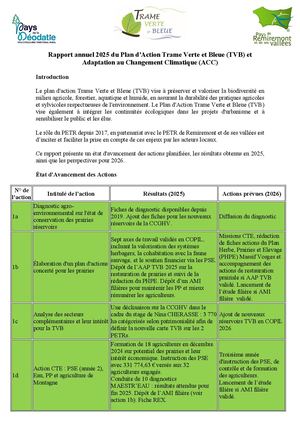 Rapport Annuel 2025 TVB