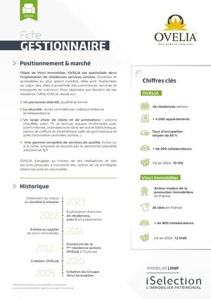 Fiche Gestionnaire Ovelia