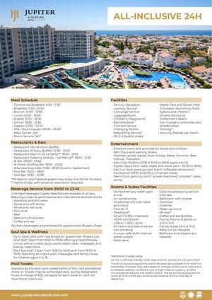 Factsheet All Inclusive - Jupiter Albufeira Hotel - Family & Fun
