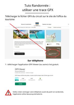 Tuto Randonnée Utiliser Une Trace Gpx