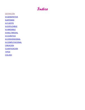 Inteligencia Artificial