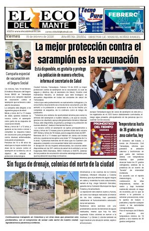 Viernes 20 de febrero de 2026