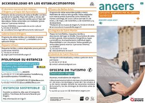 Destination Angers - Circuito de adaptato por el centro historico - accesibilidad para discapacitados visuales 2026-2027