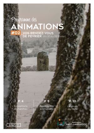 Programme des animations - Destination Haut-Languedoc
