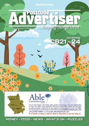 Postcode Advertiser CB21-24 Spring 2026