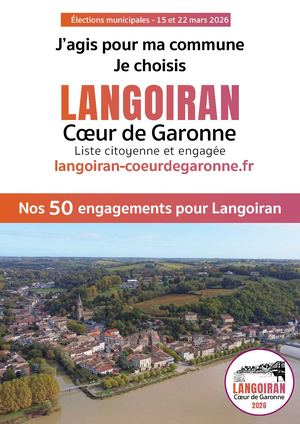 Programme Langoiran, Coeur de Garonne