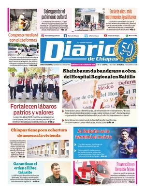 Portada Domingo 22 De Febrero De 2026