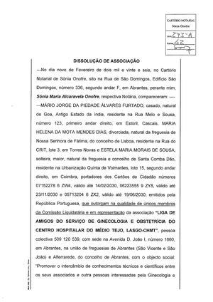 Dissolução do Serviço de Ginecologia e Obstetrícia do Centro Hospitalar do Médio Tejo