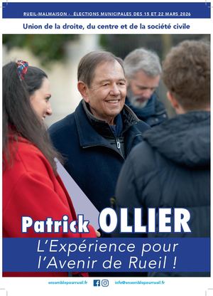 Programme de la liste L'Expérience pour l'Avenir de Rueil avec Patrick Ollier