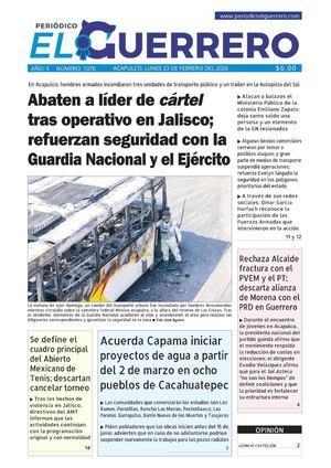 Lunes 23 de febrero del 2026