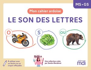 Cahier Ardoise - Le son des lettres