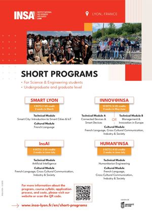 France short programs at INSA Lyon