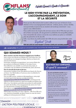 Programme Social/Santé/Sécurité