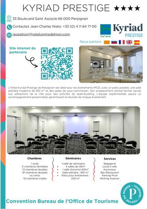 Kyriad Prestige - Convention Bureau