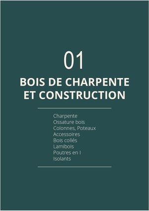 Bois De Charpente Et Construction