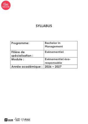 Evènement éco-responsable