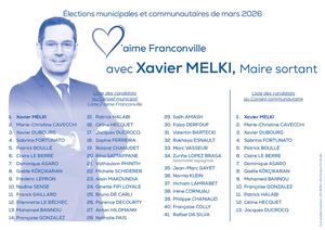 Bulletin De Vote J'aime Franconville, mars 2026