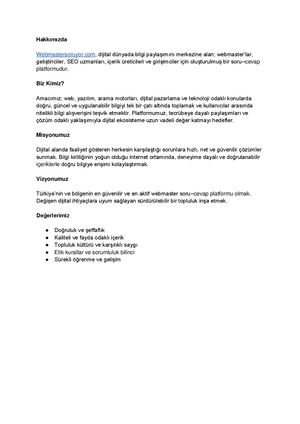 Webmastersoruyor En Büyük Webmaster Platformu