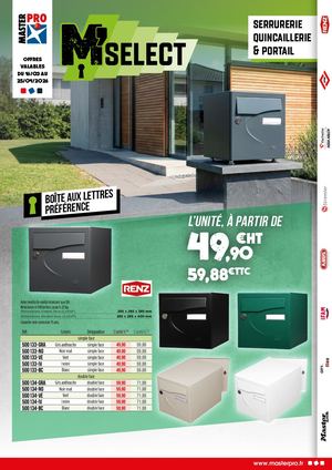 M'Select Quincaillerie 2026 01 - 12p (option portail)