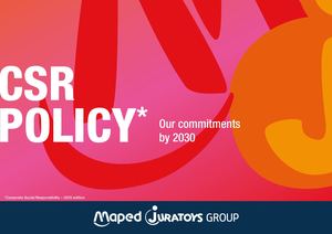 Maped Juratoys Group CSR Policy