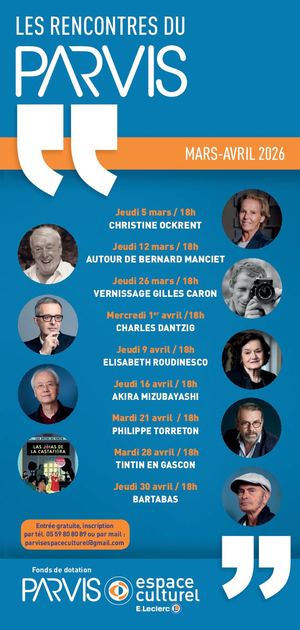 Les rencontres du Parvis - Mars à avril 2026