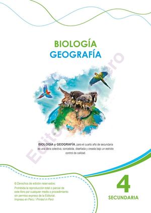 4to Sec - Biología - Geografía - A