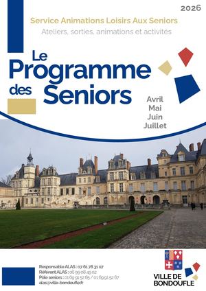 Programme Seniors 2eme Trimestre 2026