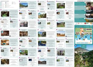 Carte Touristique des Gorges du Tarn, Causses et Cévennes