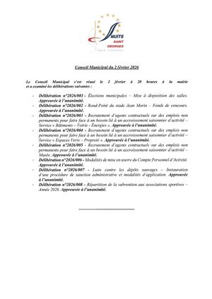 Procès Verbal Du 02.02.26